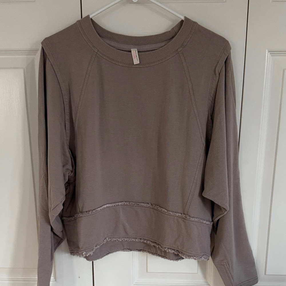 Free people sweat shirt Long Sleeve Top